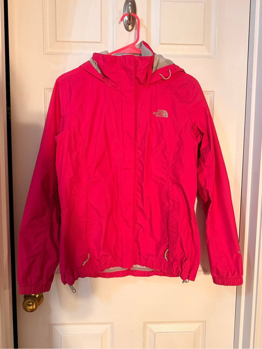 The North Face Hot Pink Hooded Shell Jacket